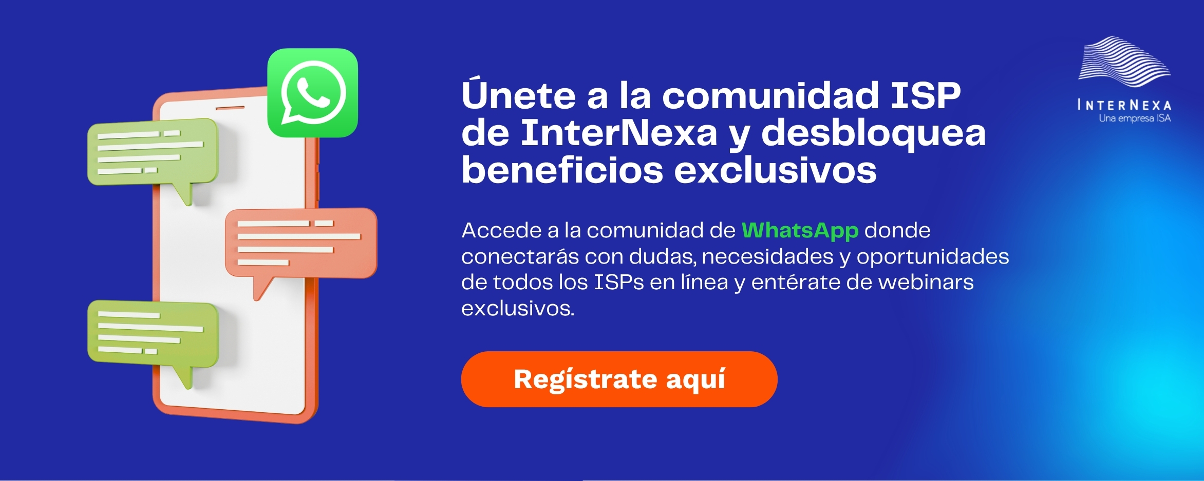 Learning center de InterNexa para proveedores de servicio de internet